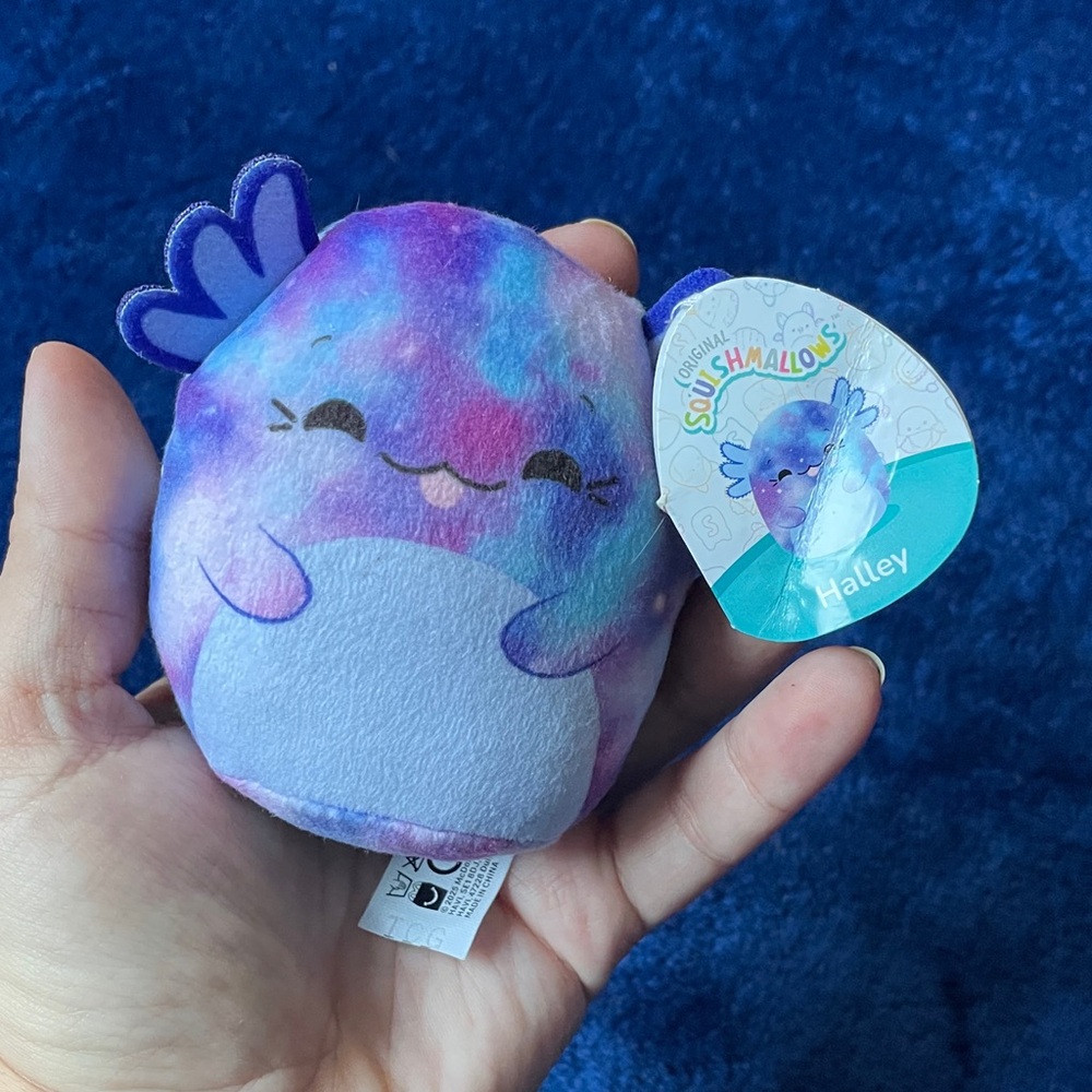 Squishmallows Halley Plush in Purple and Blue